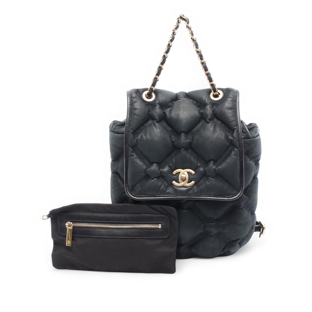 Chanel Quilted Iridescent Calfskin Chesterfield Backpack
