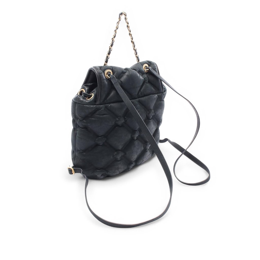 Chanel Quilted Iridescent Calfskin Chesterfield Backpack - 2