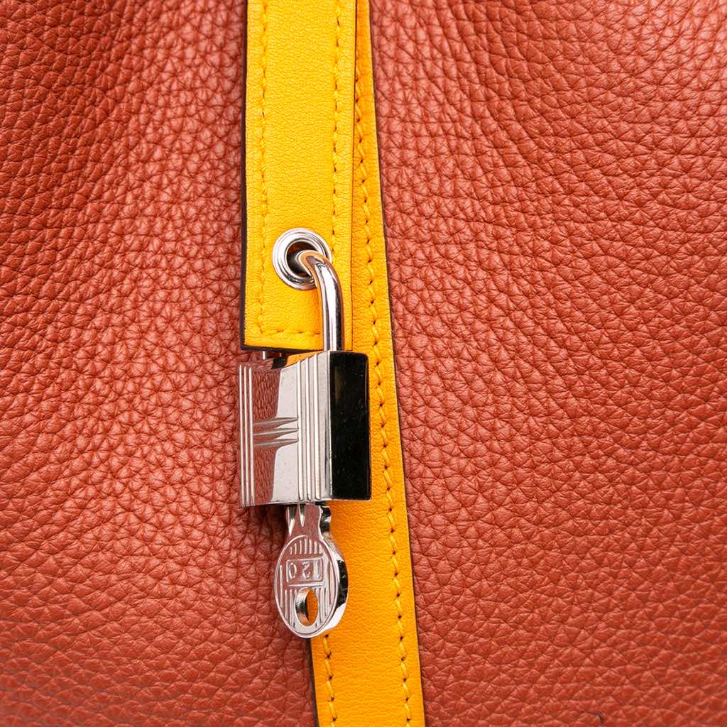 Hermès Bicolor Clemence Picotin Lock 22 - Detail 2