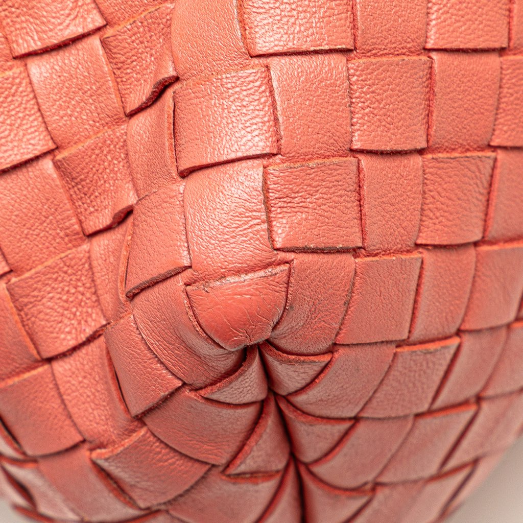 Bottega Veneta Leather Intrecciato Flap Satchel - Image 12