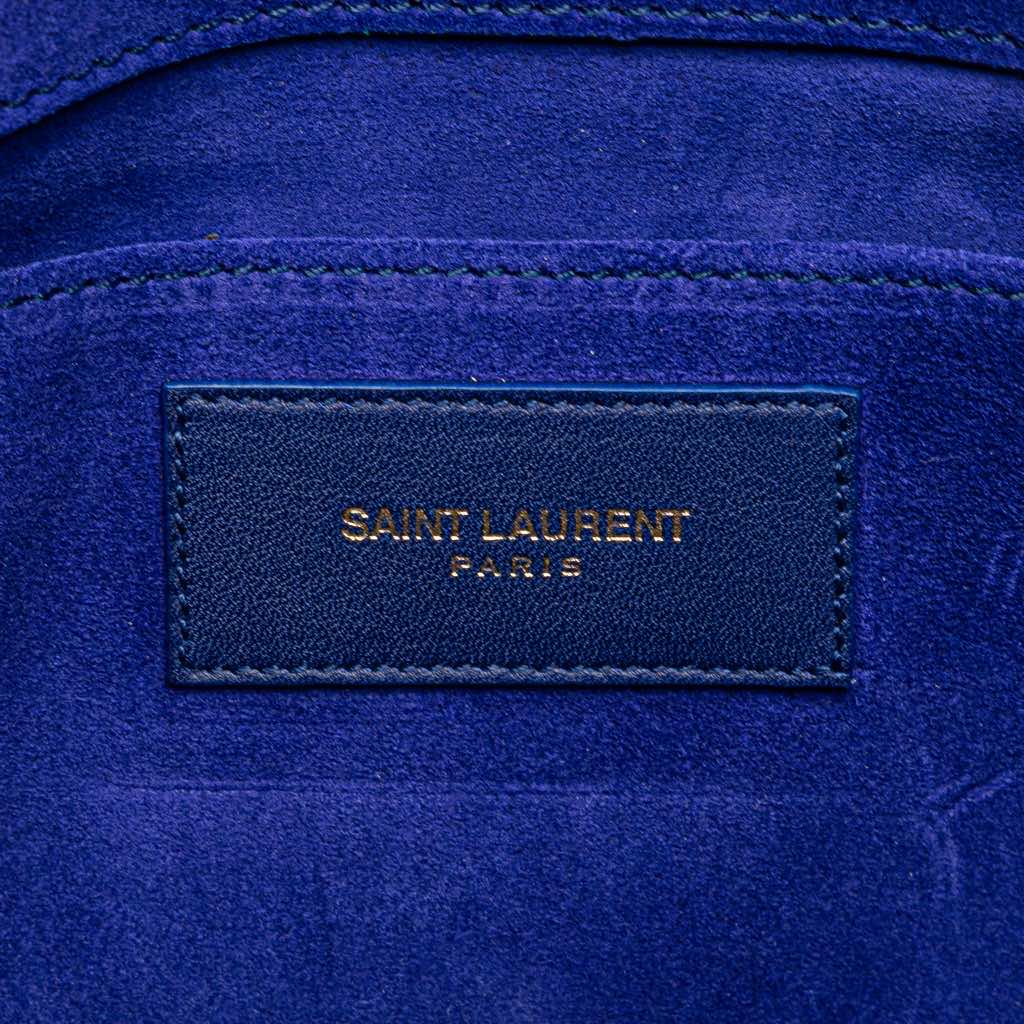 Saint Laurent Leather Chyc Ligne Clutch - Detail 1