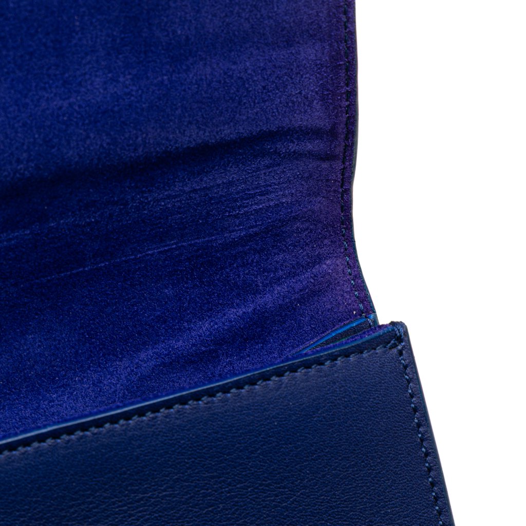 Saint Laurent Leather Chyc Ligne Clutch - Image 11