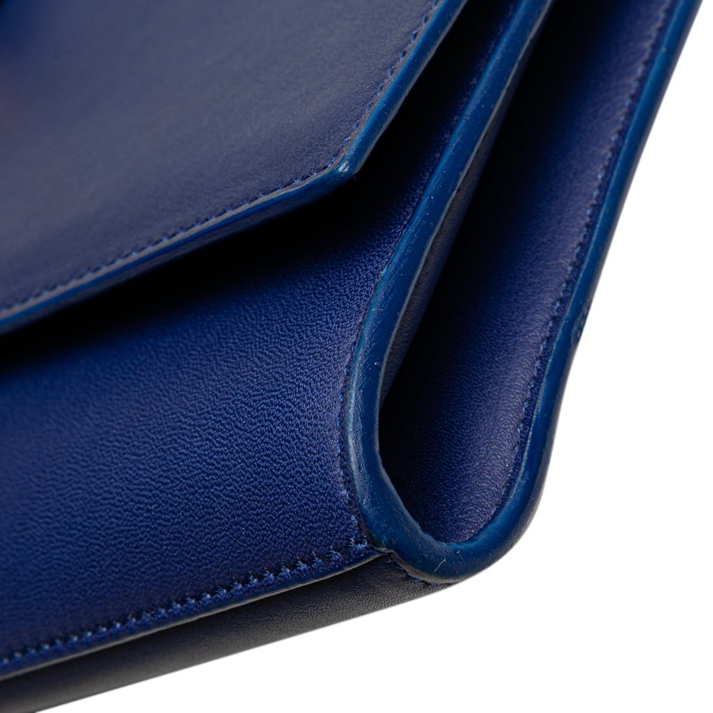 Saint Laurent Leather Chyc Ligne Clutch - Image 12