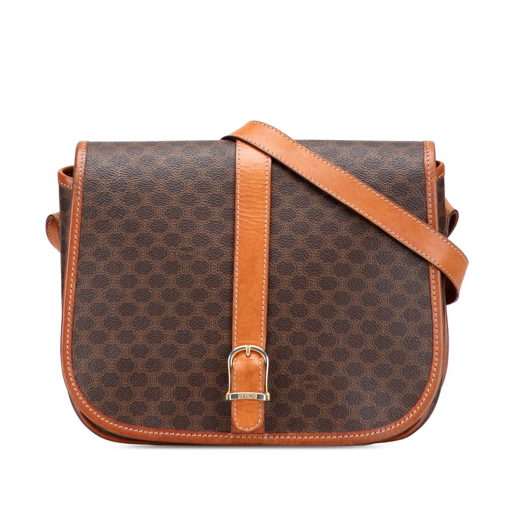 Celine Macadam Coated Canvas Crossbody