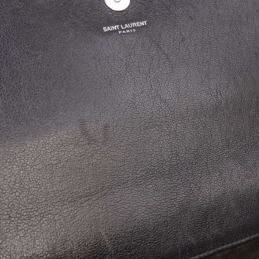 Saint Laurent Leather Star Studded Cassandre Clutch - 5