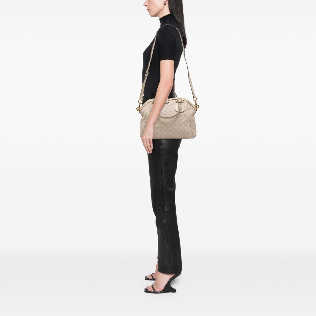 Gucci Medium Guccissima Scarlett Satchel - Image 13