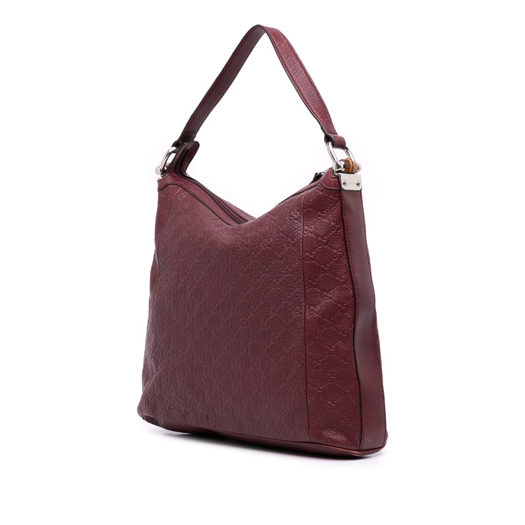 Gucci Guccissima Bamboo D Ring Hobo - 2