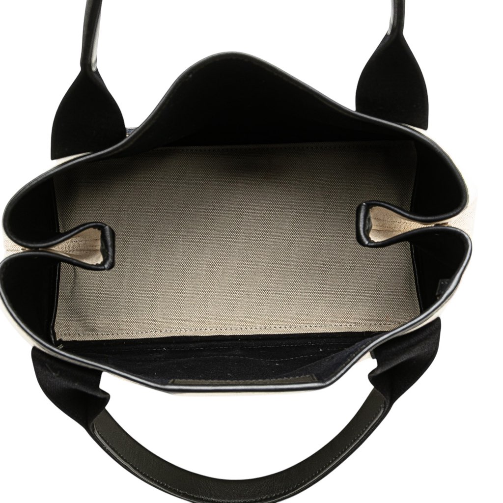 Balenciaga Canvas Navy Cabas Tote S - 4