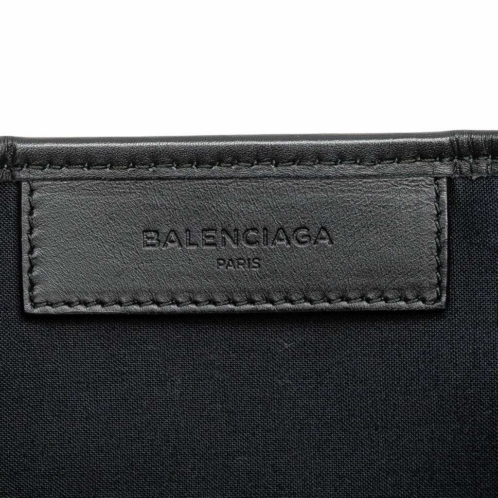 Balenciaga Canvas Navy Cabas Tote S - Side view