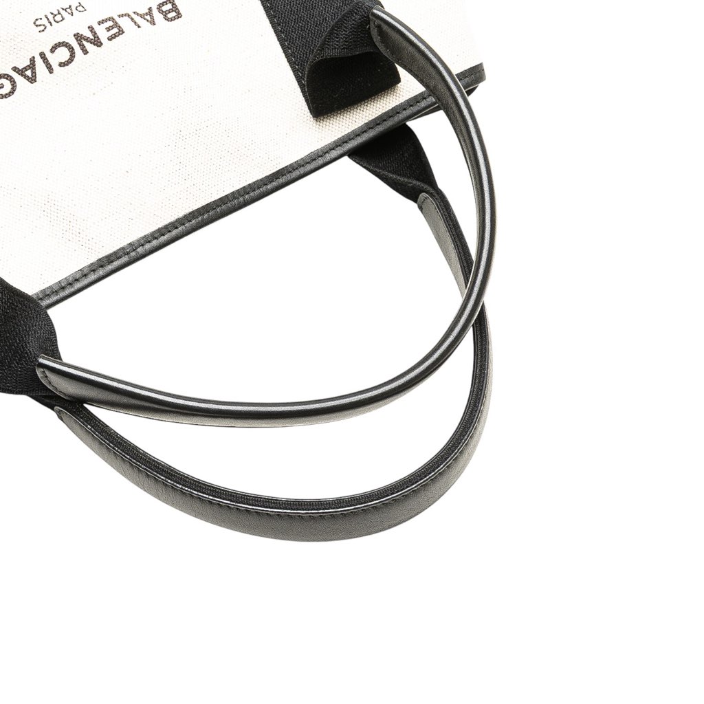 Balenciaga Canvas Navy Cabas Tote S - Image 10