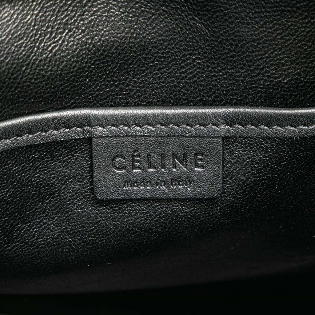 Celine Nano Tricolor Nubuck and Calfskin Luggage Tote - Side view