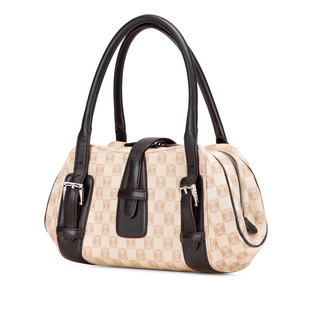 Loewe Anagram Canvas Senda Handbag - 2