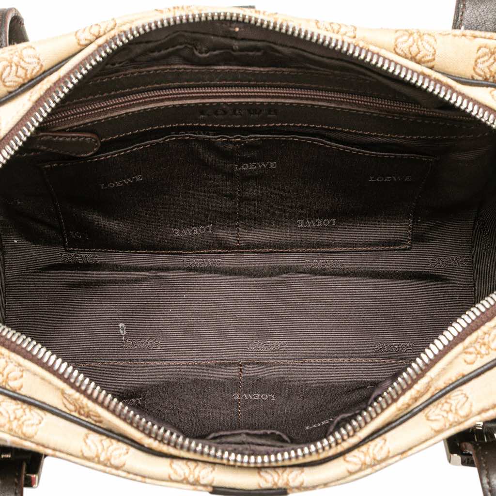 Loewe Anagram Canvas Senda Handbag - 4