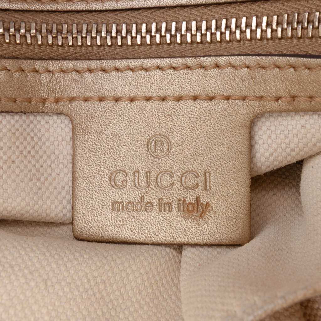 Gucci Small Guccissima Bree Satchel - Side view