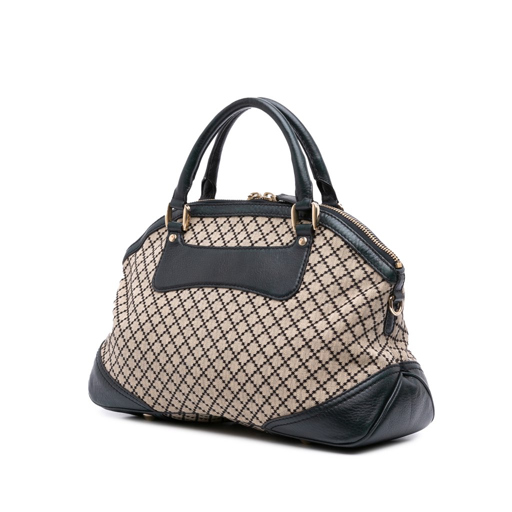 Gucci Diamante Canvas Catherine Dome Satchel - 2