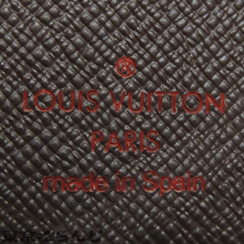 Louis Vuitton Damier Ebene Marco Wallet - Side view