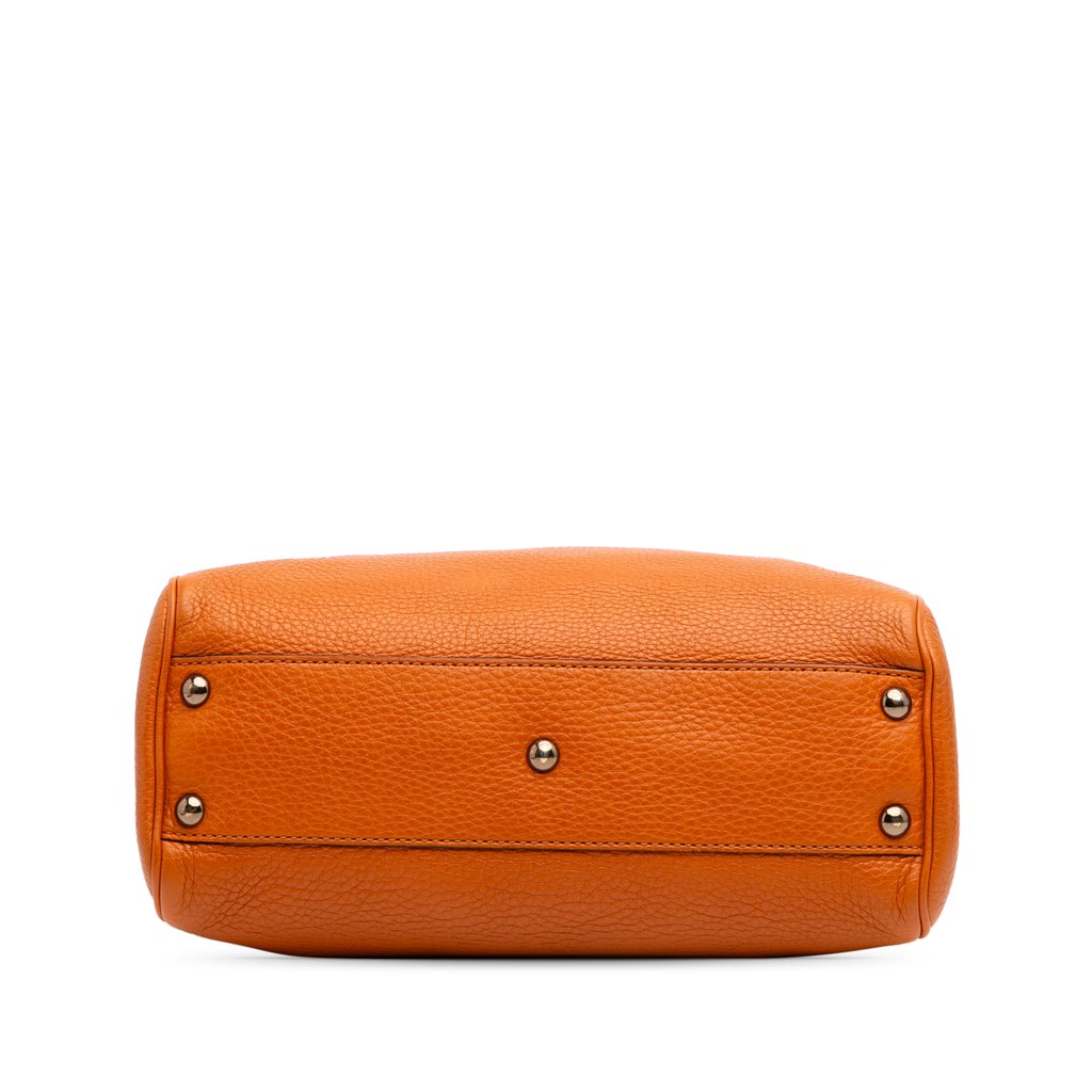 Gucci Small Calfskin Bamboo Shopper Satchel - 3