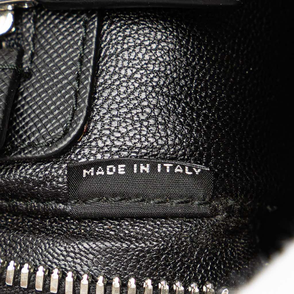 Prada Saffiano Portfolio Double Zip Clutch - Image 11