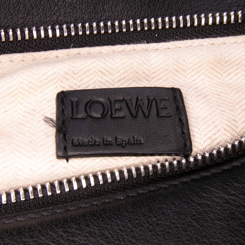 Loewe Medium Tricolor Calfskin Puzzle Satchel - Side view
