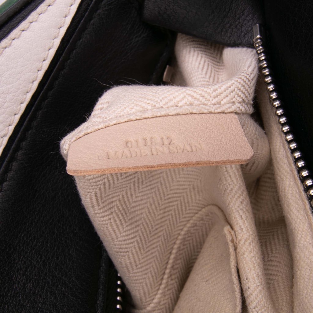 Loewe Medium Tricolor Calfskin Puzzle Satchel - Detail 1