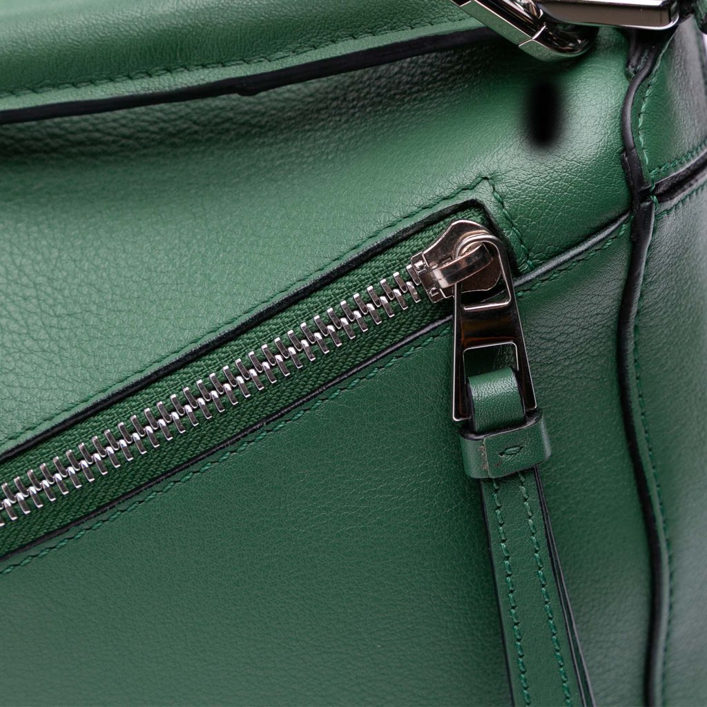 Loewe Medium Tricolor Calfskin Puzzle Satchel - Detail 2