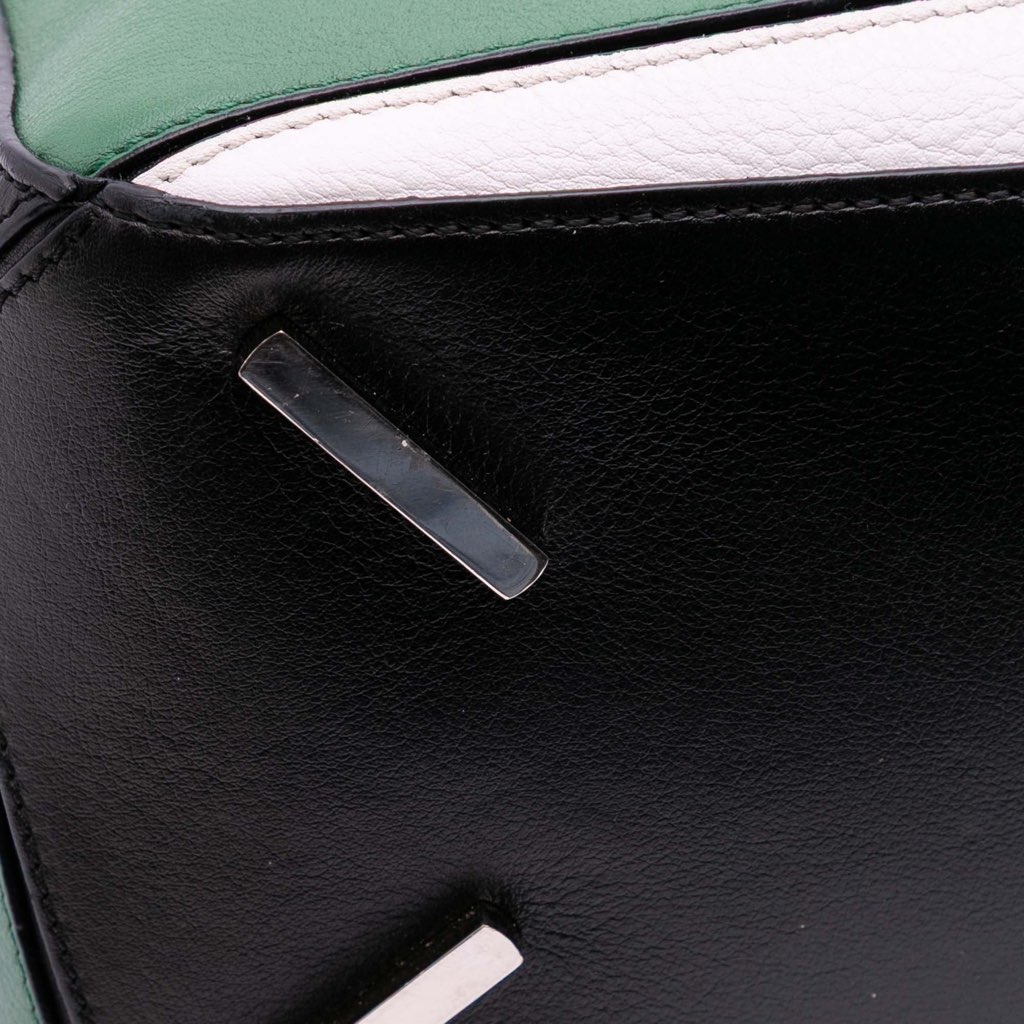 Loewe Medium Tricolor Calfskin Puzzle Satchel - Image 10