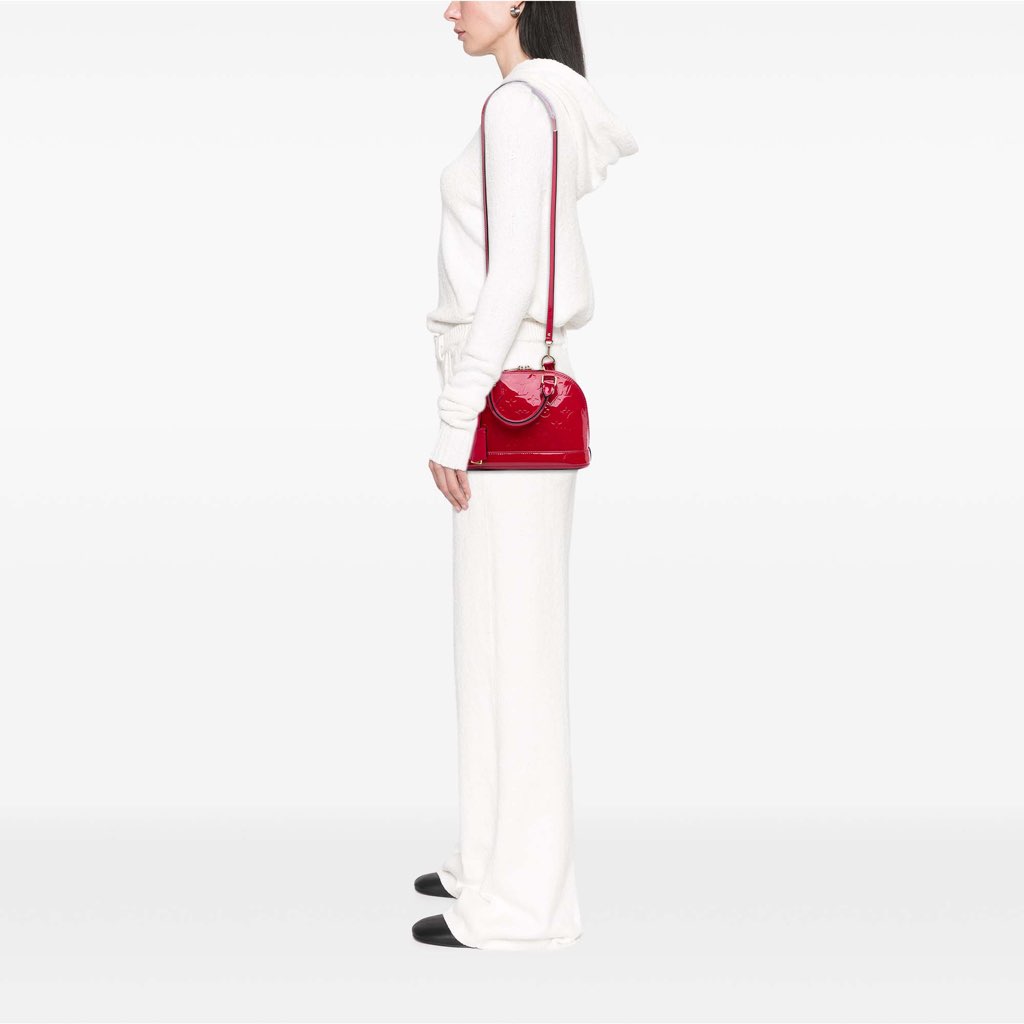 Louis Vuitton Monogram Vernis Alma BB - Image 12