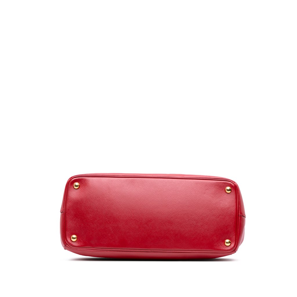 Prada Large Saffiano Lux Galleria Double Zip Satchel - Image 6