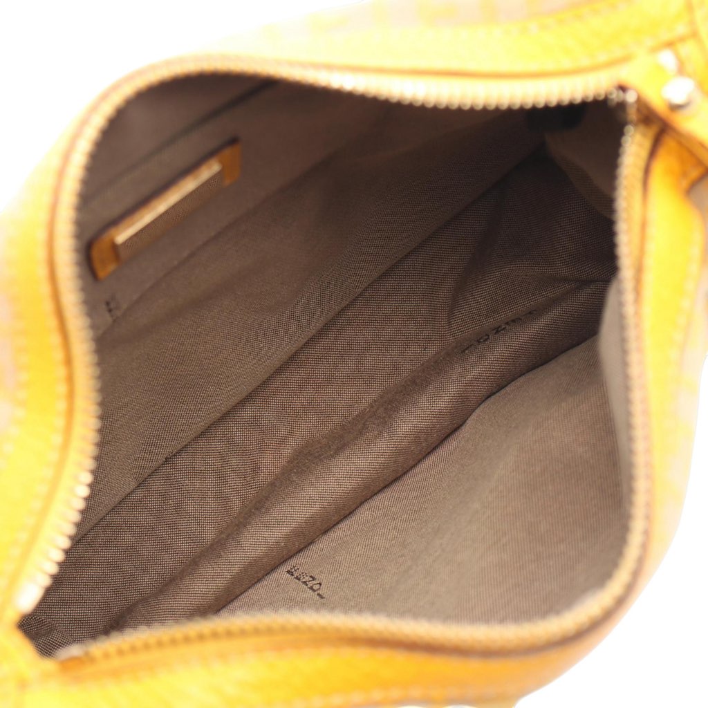 Fendi Zucchino Canvas F Charm Crossbody - 3