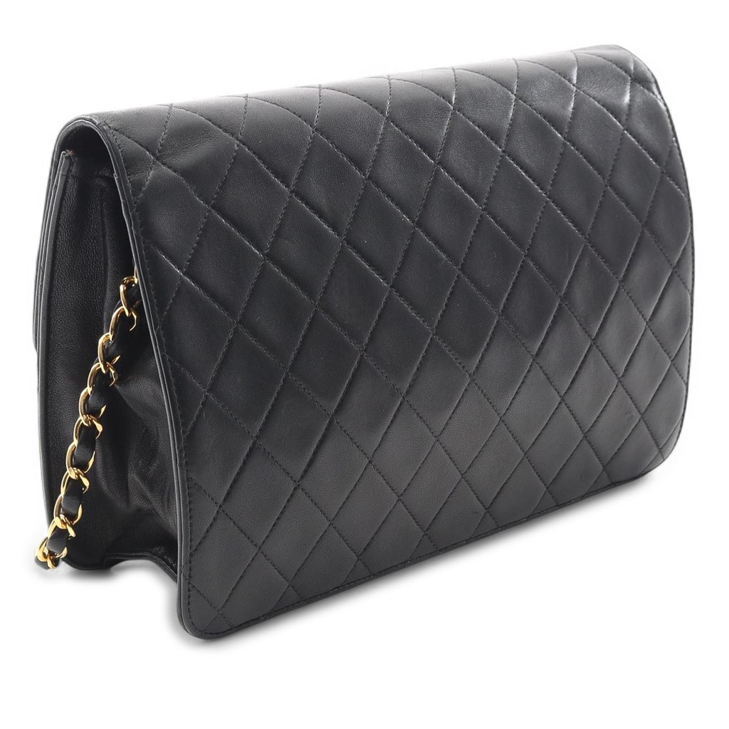 Chanel Medium CC Quilted Lambskin Half Single Flap - 2
