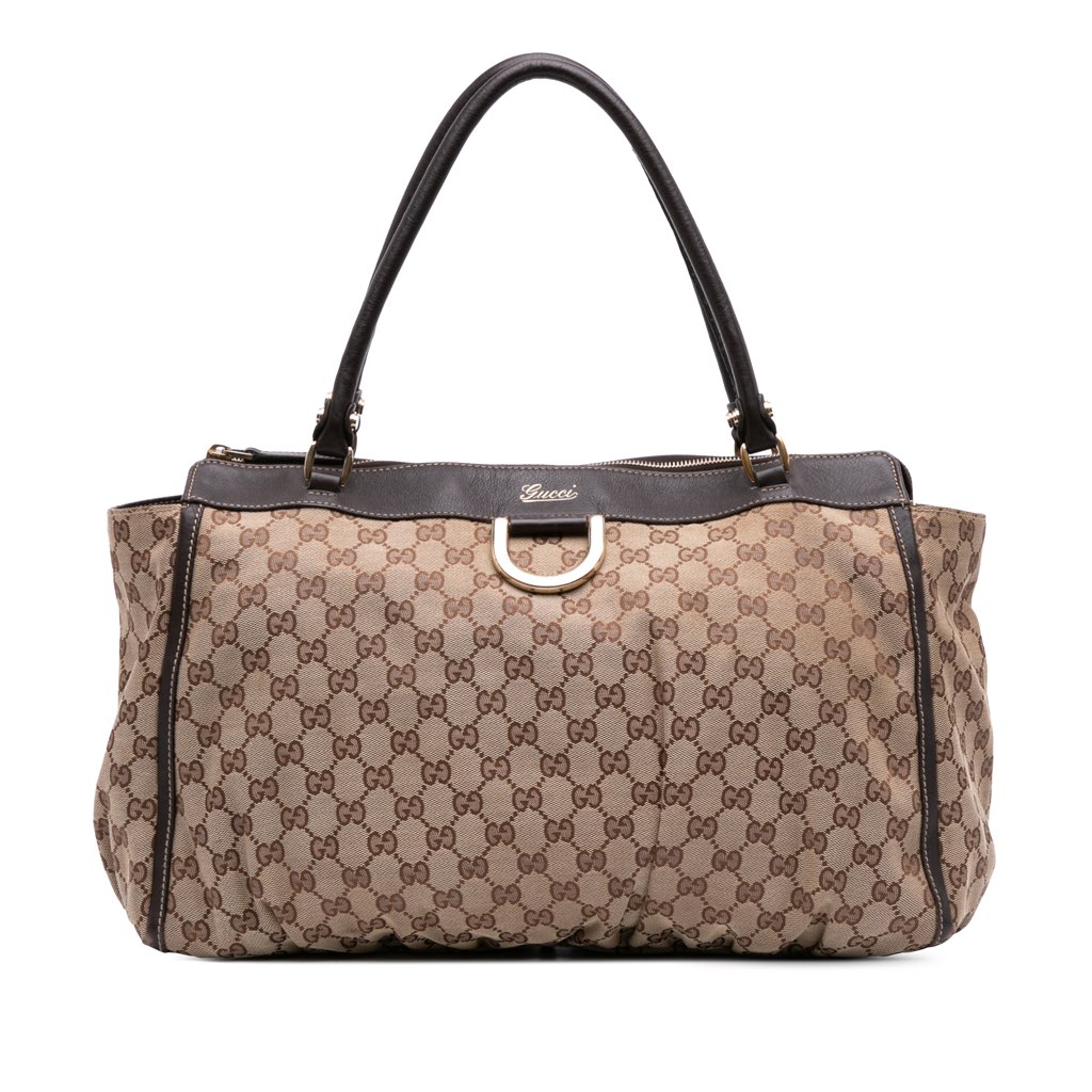 Gucci GG Canvas Abbey D Ring Tote