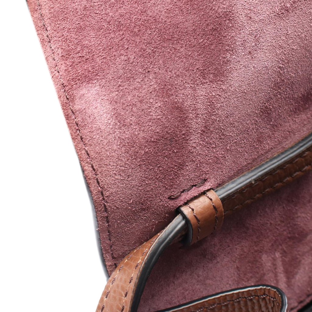 Burberry Small Leather and House Check Canvas Derby Macken Crossbody - 5