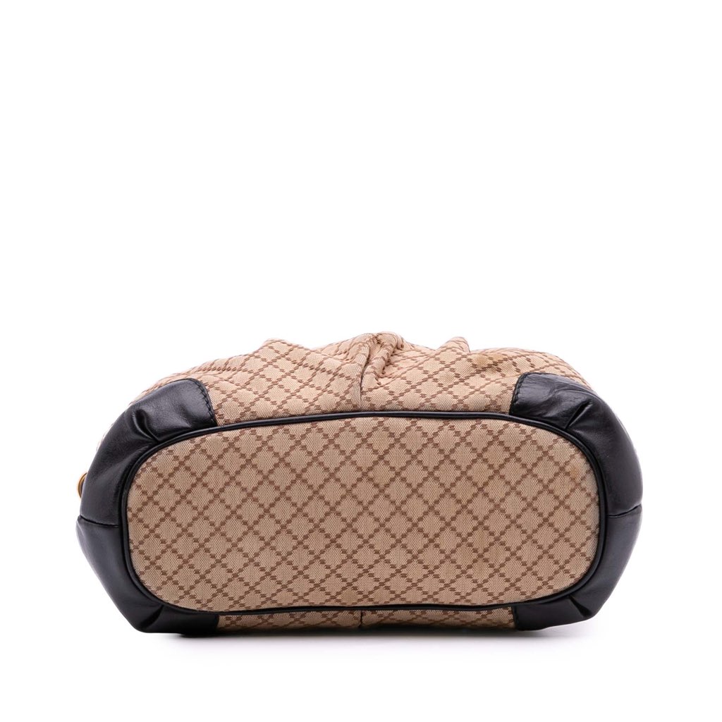 Gucci Diamante Canvas Sukey Satchel - Image 6