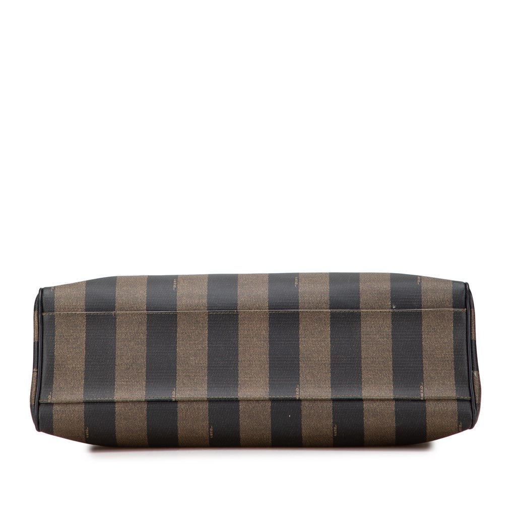 Fendi Pequin Coated Canvas Handbag - Image 6