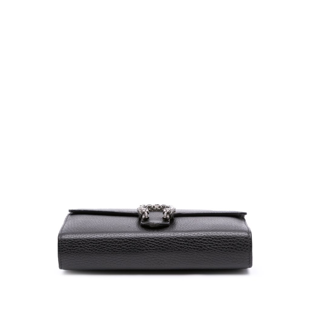 Gucci Mini Leather Dionysus Wallet on Chain - 3