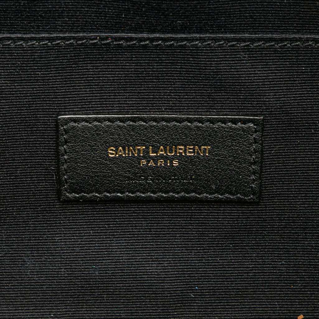 Saint Laurent Grain de Poudre Monogram Belt Bag - 5