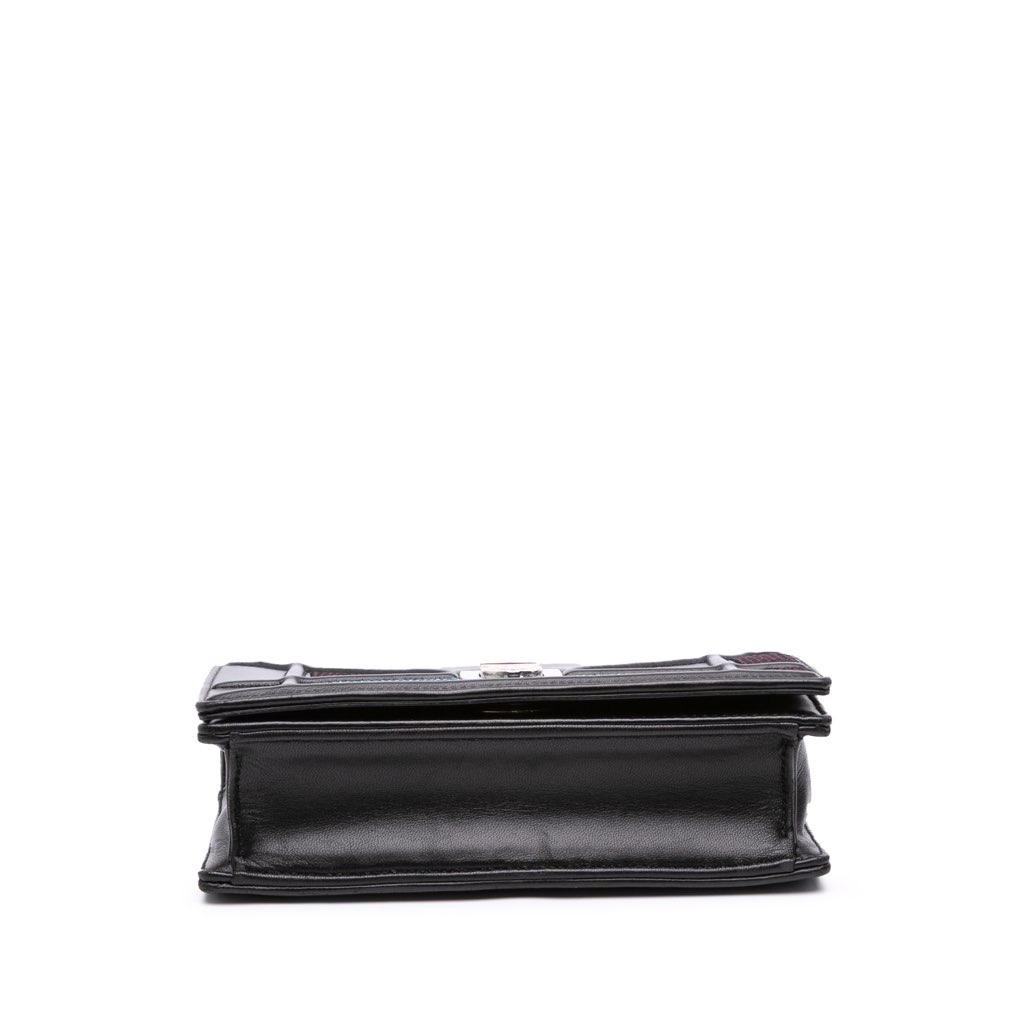 Dior Mini Lambskin Sequin Diorama Flap - Image 6