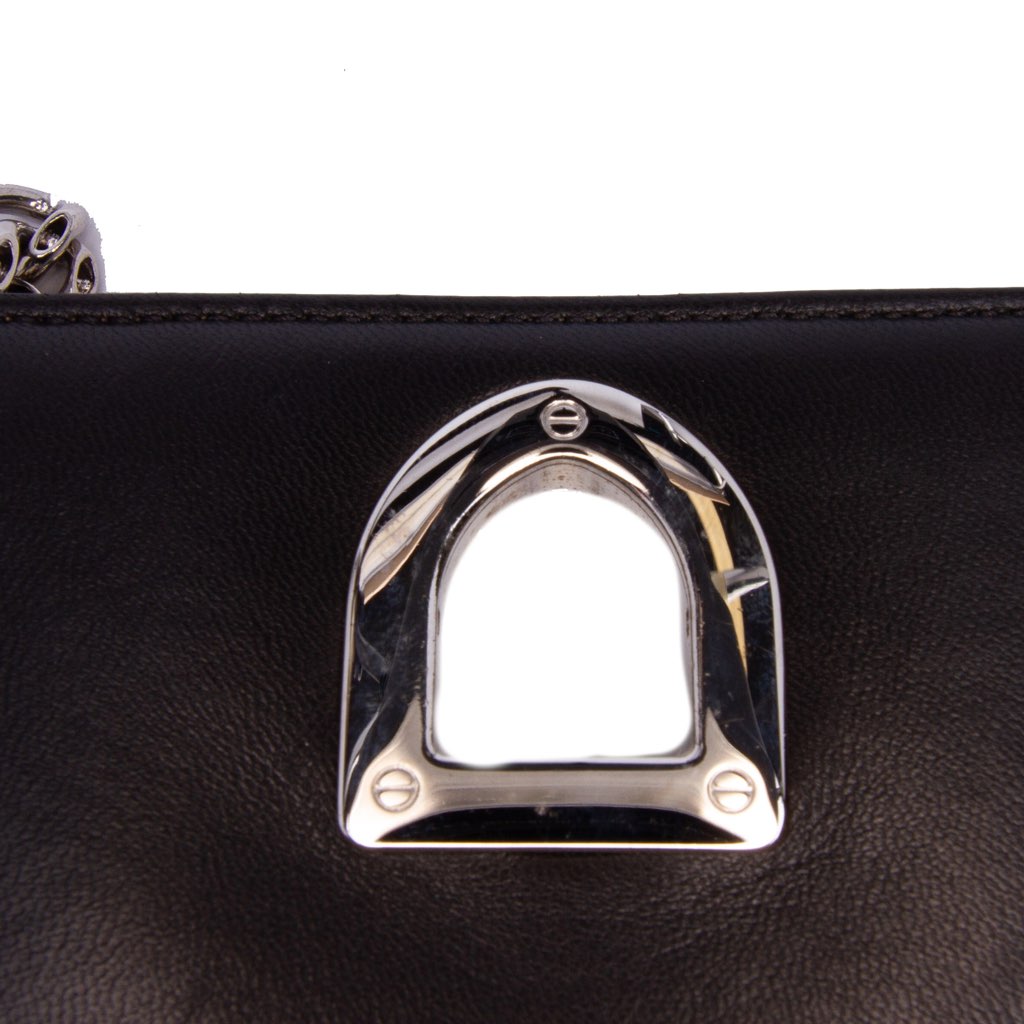 Dior Mini Lambskin Sequin Diorama Flap - Side view