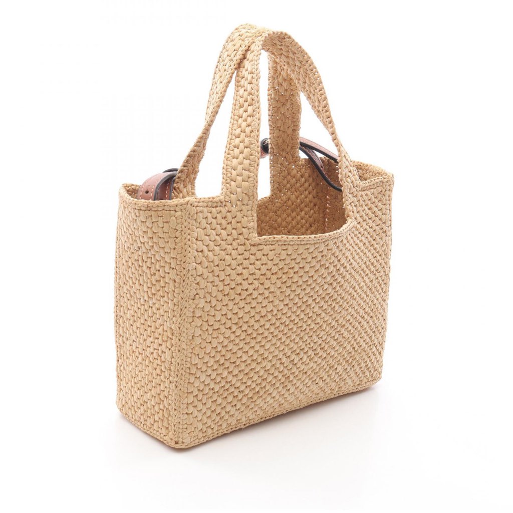 Loewe Mini Raffia Font Tote - 2