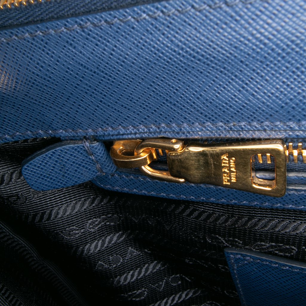 Prada Large Saffiano Lux Galleria Double Zip Tote - Image 10