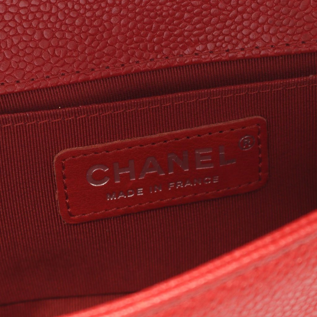 Chanel Small Chevron Caviar Boy Flap - 4