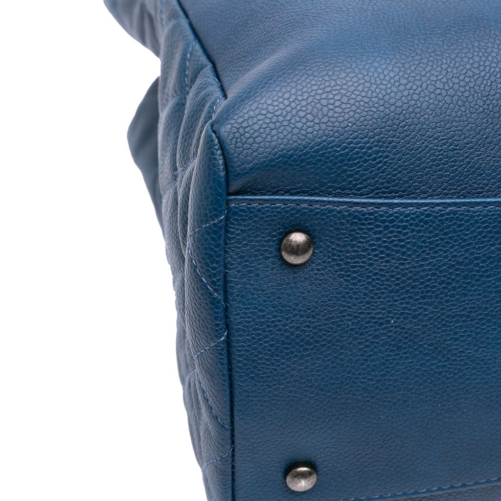 Chanel Large Caviar and Tweed Coco Break Shopping Tote - Detail 2