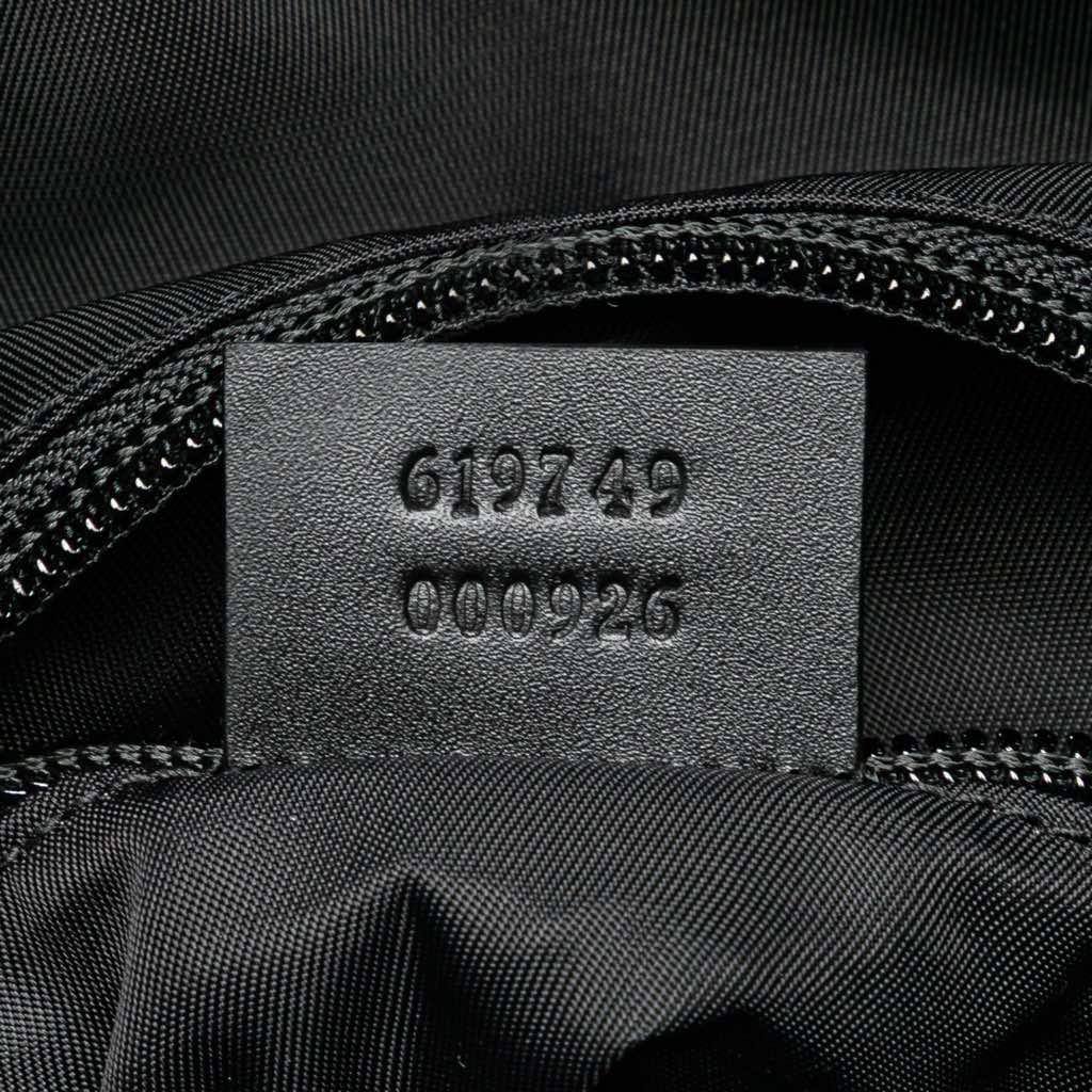 Gucci Canvas Techno Web Fold Over Backpack - Detail 2
