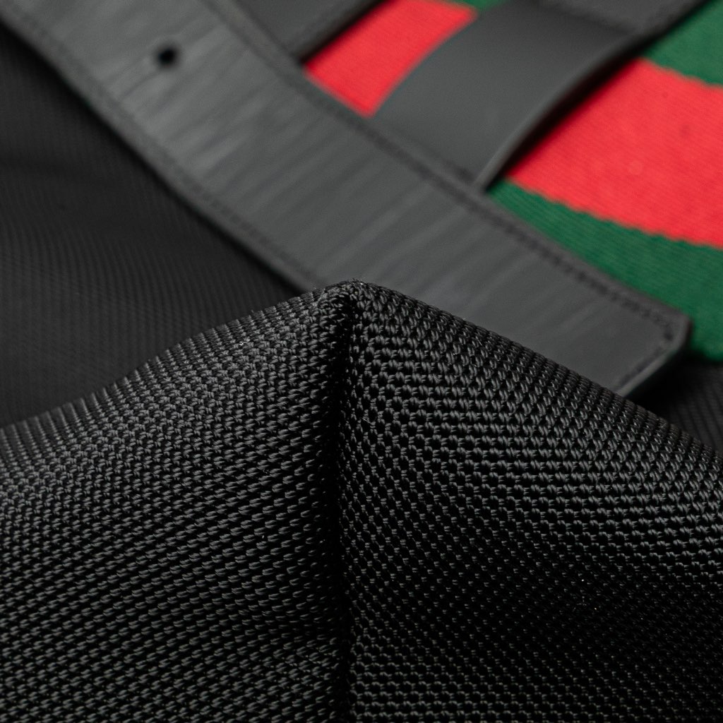 Gucci Canvas Techno Web Fold Over Backpack - Image 11