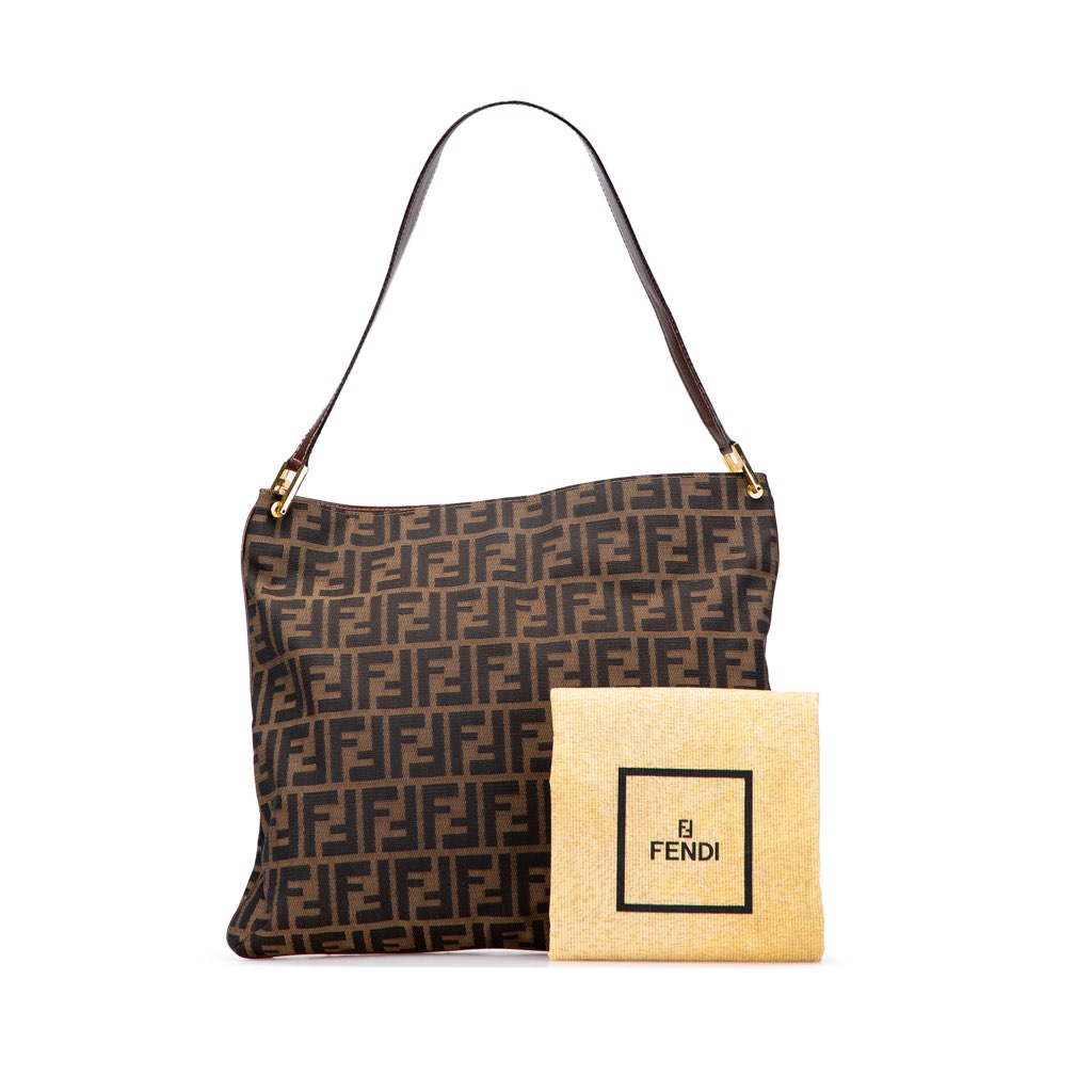 Fendi Zucca Canvas Shoulder Bag - Image 14