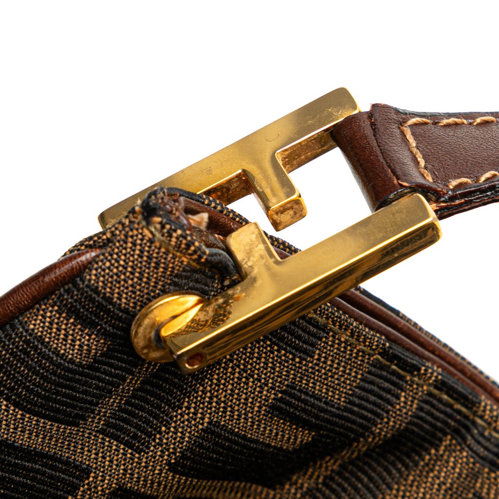 Fendi Zucca Canvas Shoulder Bag - Image 11