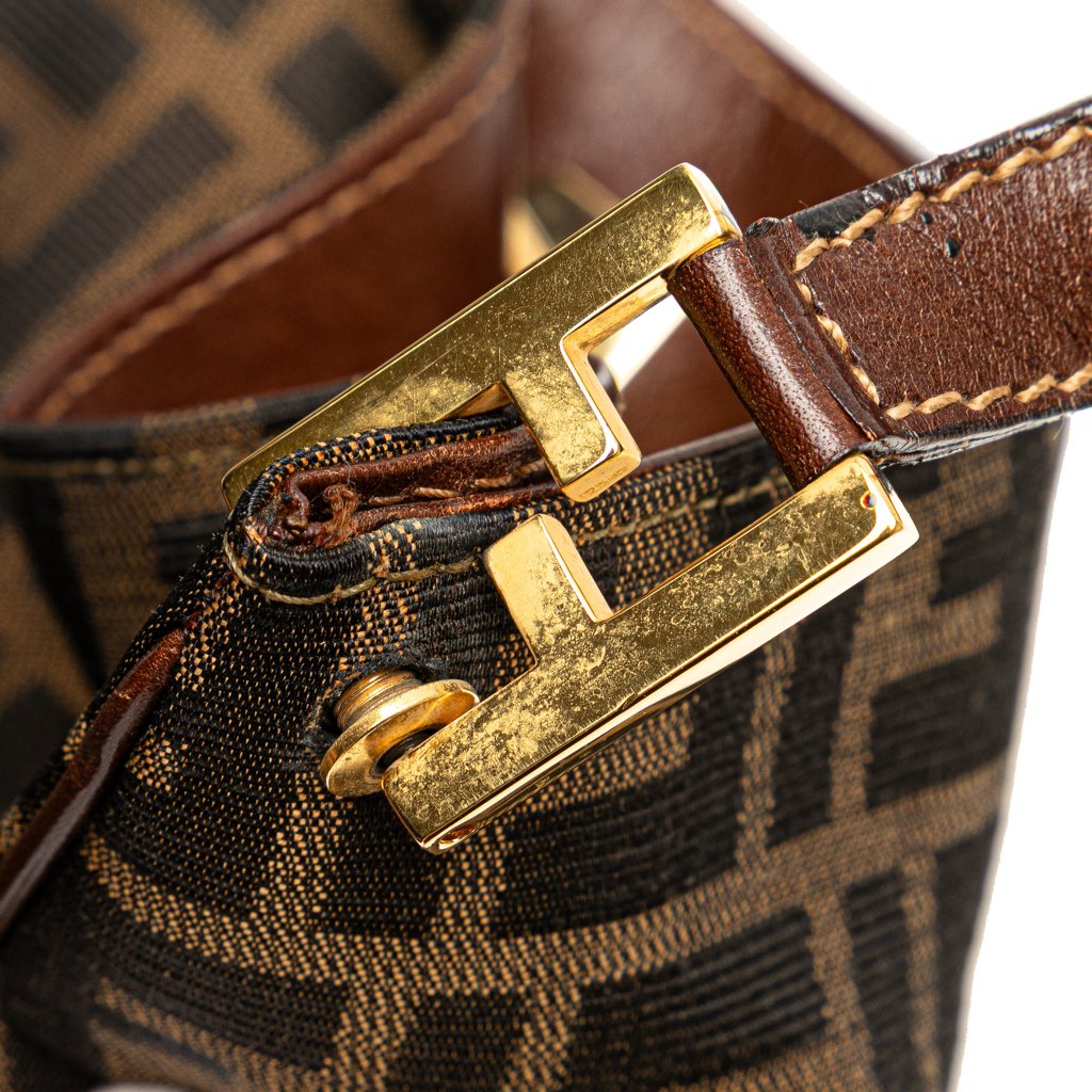 Fendi Zucca Canvas Shoulder Bag - Image 12