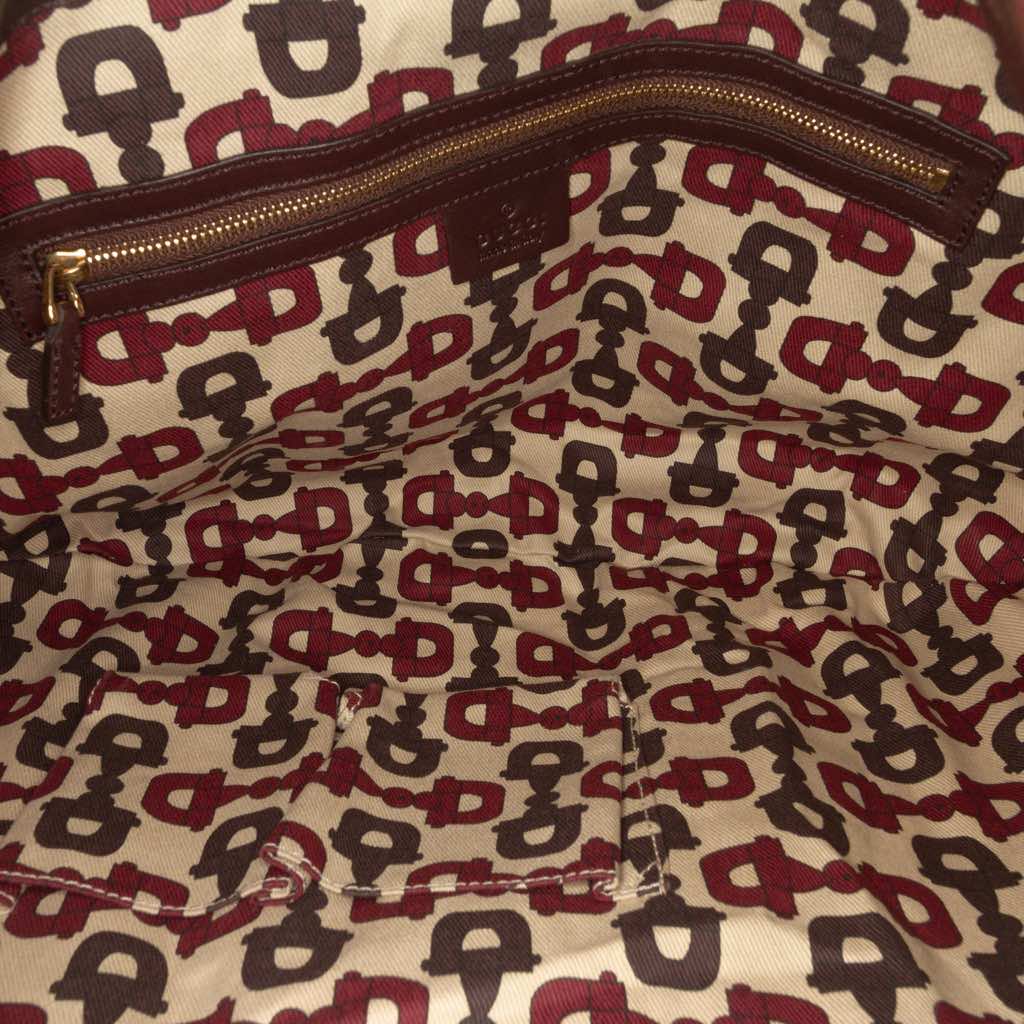 Gucci Large Guccissima Hysteria Satchel - 4