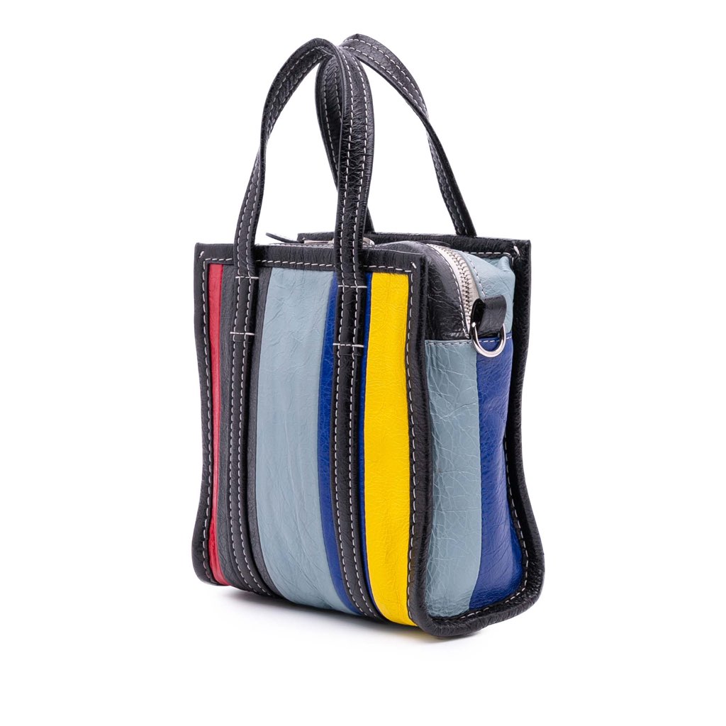 Balenciaga XXS Lambskin Bazar Shopper Satchel - Back view