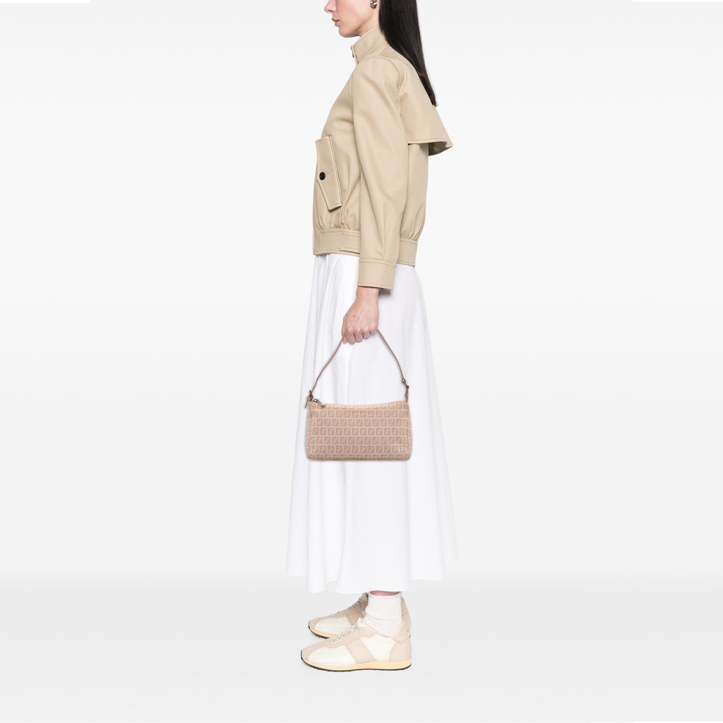 Fendi Zucchino Canvas Pochette - Image 13